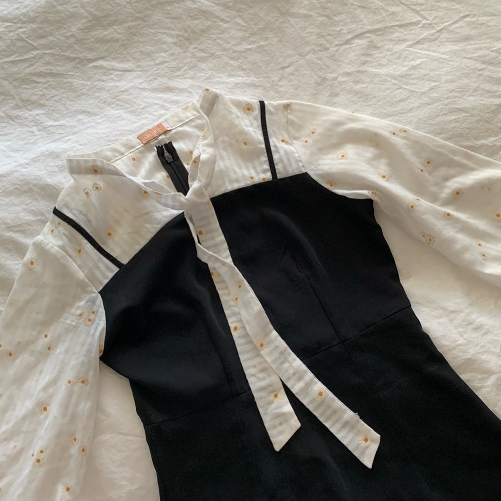 Naked by V Long Sleeve Mini Dress
